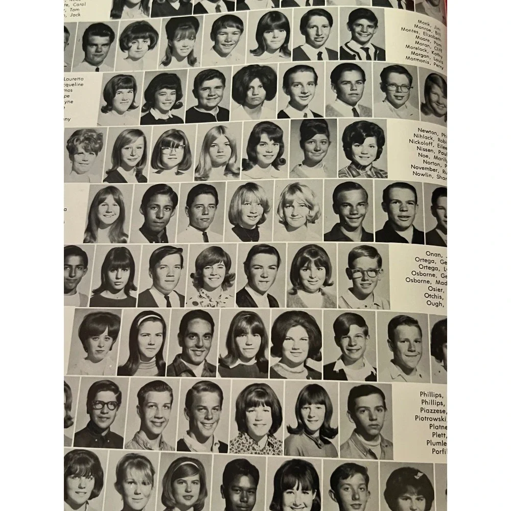 1965 Knights Scroll S'65‎ Jr High Yearbook Autographed Love Letters Art Vintage